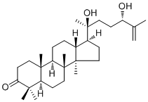20,24-二羟基达玛-25-烯-3-酮分子结构 (CAS 75069-59-9)