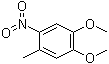 4,5-二甲氧基-2-硝基甲苯分子结构 (CAS 7509-11-7)