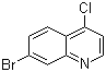 7-溴-4-氯喹啉分子结构 (CAS 75090-52-7)