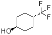 反式-4-(三氟甲基)环己醇分子结构 (CAS 75091-93-9)