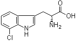 structure of CAS# 75102-74-8, 7-Chloro-D-tryptophan
