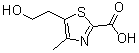 CAS # 75113-60-9, 5-(2-Hydroxyethyl)-4-methyl-2-thiazolecarboxylic acid