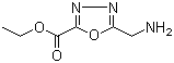 5-(氨基甲基)-1,3,4-恶二唑-2-羧酸乙酯分子结构 (CAS 751479-66-0)