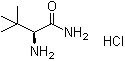 (2S)-2-氨基-3,3-二甲基丁酰胺盐酸盐分子结构 (CAS 75158-12-2)