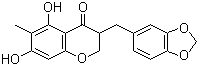 麦冬二氢高异黄酮 A分子结构 (CAS 75239-63-3)