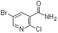 structure of CAS# 75291-85-9, 5-溴-2-氯烟酰胺