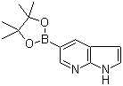 7-氮杂吲哚-5-硼酸频哪醇酯分子结构 (CAS 754214-56-7)