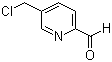 5-(氯甲基)-2-吡啶甲醛分子结构 (CAS 754920-10-0)