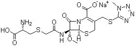 structure of CAS# 75498-96-3, 头孢米诺钠