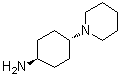 反式-4-(哌啶-1-基)环己胺分子结构 (CAS 755039-84-0)