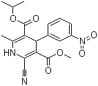 尼伐地平分子结构 (CAS 75530-68-6)
