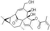 structure of CAS# 75567-37-2, 3-当归酰巨大戟萜醇