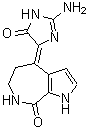 structure of CAS# 75593-17-8, (Z)-2-Debromohymenialdisine