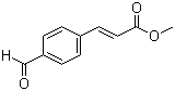 structure of CAS# 7560-50-1, 4-甲酰基肉桂酸甲酯