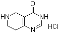 structure of CAS# 756437-41-9, 5,6,7,8-Tetrahydropyrido[4,3-d]pyrimidin-4(3H)-one hydrochloride