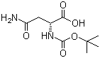 structure of CAS# 75647-01-7, Boc-D-天冬酰胺