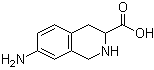 7-氨基-1,2,3,4-四氢-3-异喹啉羧酸分子结构 (CAS 756803-94-8)