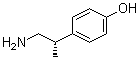 4-[(1S)2-氨基-1-甲基乙基]苯酚分子结构 (CAS 757153-78-9)