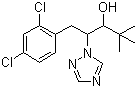 structure of CAS# 75736-33-3, 苄氯三唑醇