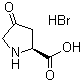 structure of CAS# 75776-67-9, 4-氧代-L-脯氨酸氢溴酸盐