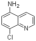 8-氯-5-喹啉胺分子结构 (CAS 75793-58-7)