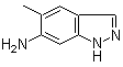 structure of CAS# 75844-28-9, 6-氨基-5-甲基吲唑