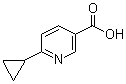 structure of CAS# 75893-75-3, 6-环丙基-3-吡啶羧酸