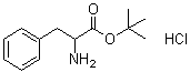 structure of CAS# 75898-47-4, DL-苯丙氨酸叔丁酯盐酸盐