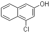 4-氯-2-萘酚分子结构 (CAS 75907-51-6)