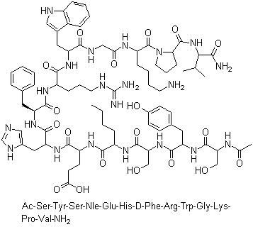 美拉诺坦分子结构 (CAS 75921-69-6)