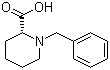 (R)-1-(苯基甲基)-2-哌啶羧酸分子结构 (CAS 759420-46-7)