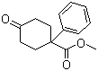 4-羰基-1-苯基环己羧酸甲酯分子结构 (CAS 75945-90-3)