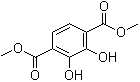 2,3-二羟基-1,4-苯二甲酸二甲酯分子结构 (CAS 75956-62-6)