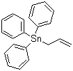structure of CAS# 76-63-1, Allyltriphenylstannane