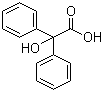 Benzilic acid molecular structure (CAS 76-93-7)