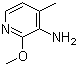 structure of CAS# 76005-99-7, 3-Amino-2-methoxy-4-methylpyridine