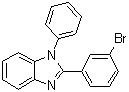2-(3-溴苯基)-1-苯基-1H-苯并咪唑分子结构 (CAS 760212-40-6)