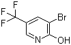 3-溴-2-羟基-5-三氟甲基吡啶分子结构 (CAS 76041-73-1)