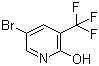 structure of CAS# 76041-79-7, 5-溴-2-羟基-3-(三氟甲基)吡啶