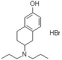 CAS 登录号：76135-29-0, 6-(二丙基氨基)-5,6,7,8-四氢-2-萘酚氢溴酸盐