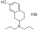 CAS 登录号：76135-30-3, 7-(二丙基氨基)-5,6,7,8-四氢-2-萘酚氢溴酸盐