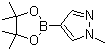 1-甲基吡唑-4-硼酸嚬哪醇酯分子结构 (CAS 761446-44-0)