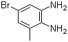 structure of CAS# 76153-06-5, 5-Bromo-3-methylbenzene-1,2-diamine