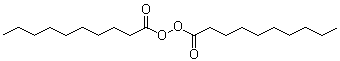 双(1-氧代癸基)过氧化物分子结构 (CAS 762-12-9)