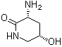 CAS # 76223-42-2, cis-3-Amino-5-hydroxy-2-piperidinone, (3R,5S)-rel-3-Amino-5-hydroxy-2-piperidinone