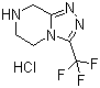 3-(三氟甲基)-5,6,7,8-四氢-[1,2,4]三唑并[4,3-a]吡嗪盐酸盐分子结构 (CAS 762240-92-6)