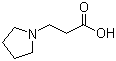 structure of CAS# 76234-38-3, 3-Pyrrolidin-1-ylpropionic acid