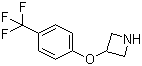 structure of CAS# 76263-21-3, 3-[4-(三氟甲基)苯氧基]氮杂环丁烷