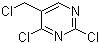 structure of CAS# 7627-38-5, 2,4-二氯-5-氯甲基嘧啶
