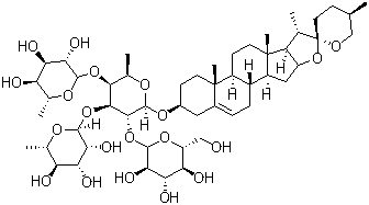 CAS 登录号：76296-74-7, 重楼皂甙 F, 重楼皂苷 F
